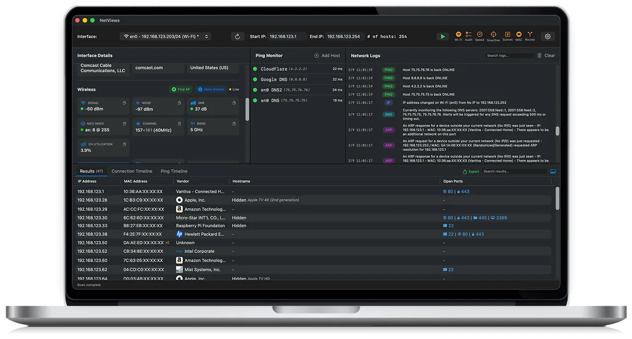 NetViews screenshot 1