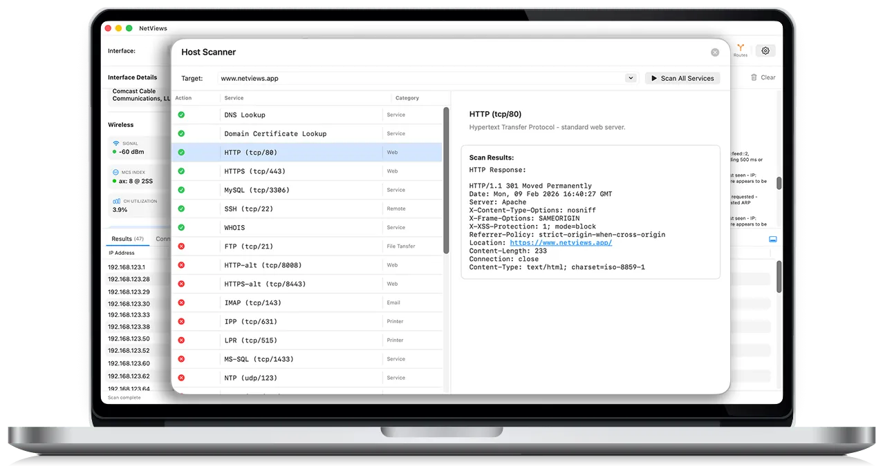 NetViews screenshot 6